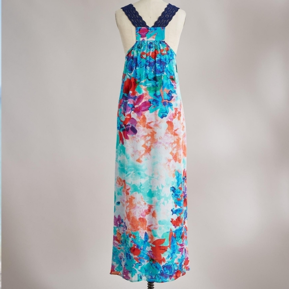 🆕🌿SUNDANCE FLORAL WATERCOLOR DRESS🌿 - Picture 4 of 5